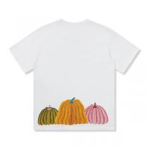 【1AB74Y】ルイヴィトン スーパーコピー Tシャツ LV × YK カボチャ パンプキン LOUIS VUITTON 天然素材綿