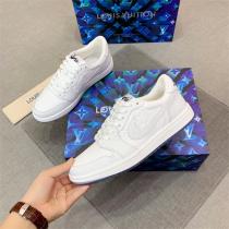  トレンド感を出す★ルイヴィトン 偽物 スニーカー 子牛革 Nike x LOUIS VUITTON ラバーソール