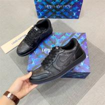  トレンド感を出す★ルイヴィトン 偽物 スニーカー 子牛革 Nike x LOUIS VUITTON ラバーソール