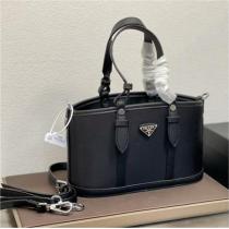 【新作登場】プラダ 偽物 ハンドバッグ PRADA ドロストデザイン 2WAY 取り外し可能ショルダーベルト 