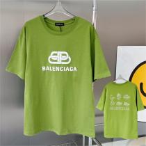 2026トレンドカラー☆BALENCIAGA スーパーコピー Tシャツ ダブルＢロゴ バレンシアガ 純綿