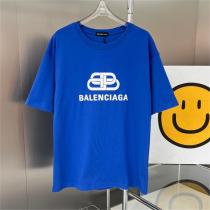 2026トレンドカラー☆BALENCIAGA スーパーコピー Tシャツ ダブルＢロゴ バレンシアガ 純綿