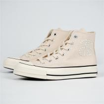 ステューシー 偽物 シューズ ハイカットキャンバス STUSSYｘConverse1970s Chuck 70シリーズ ベージュ