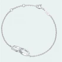 Tiffany&Co 偽物 ブレスレット 1837シリーズ インターロッキング ペンダント サイズ調節可能 ティファニー