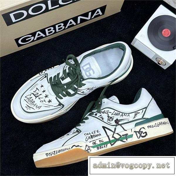 唯一無二の存在感を放つ Dolce & Gabbana コピー スニーカー graffitiシリーズ nappa sneakers ドルチェ＆ガッバーナ