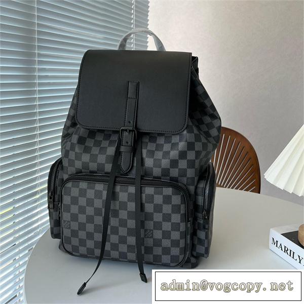 大人のシックな印象★ルイヴィトン コピー リュック チェック柄 LOUIS VUITTON ビジネス バックパック