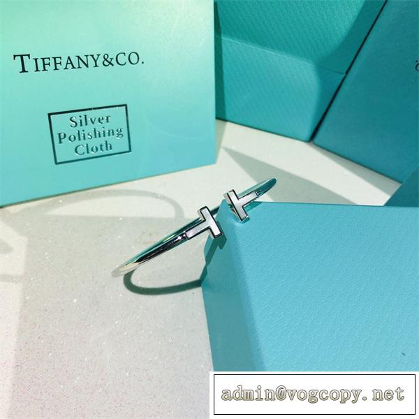 2026年最新のアイテム ティファニー スーパー コピー ブレスレット Tiffany & Co. バングル T 925シルバー