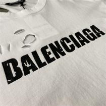 【2026ストリートスタイル】バレンシアガ スーパーコピー ダメージtシャツ BALENCIAGA ロゴプリント オーバーサイズ 7色