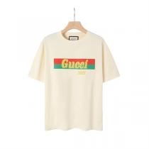 今季も取り入れやすいコーデ GUCC1 コピー Tシャツ 綿 ロゴプリント 男女兼用 カジュアル