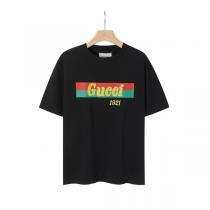 今季も取り入れやすいコーデ GUCC1 コピー Tシャツ 綿 ロゴプリント 男女兼用 カジュアル