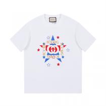 【高品質】 とても良い抜け感を演出 GUCC1 スーパーコピー Tシャツ 星 デジタルプリントロゴ カップルにおすすめ