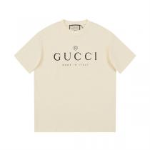 季節が進むにつれて流行ファション☆GUCC1 コピー Tシャツ クールな雰囲気 ロゴプリント 純綿素材