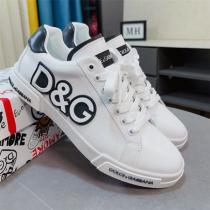幅広い年代に好かれる ドルチェ＆ガッバーナ 偽物 スニーカー Portofino DG Dolce&Gabbana 子牛革 貼り付け