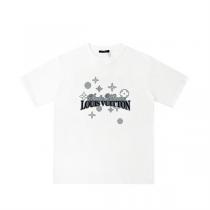 SNSで大人気☆☆ LOUIS VUITTON スーパーコピー Tシャツ ルイヴィトン ロゴプリント 男女兼用