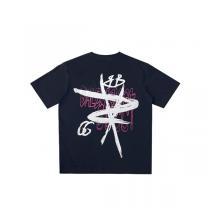 GUCC1 スーパーコピー Tシャツ Gucc1ⅹBalenciaga コラボ 半袖 落書きロゴ 純綿素材 快適で涼しげ