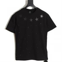 着れてオシャレに魅せれ クロムハーツ コピー Tシャツ 星 シリーズ ラインストーン CHROME HEARTS 2色 