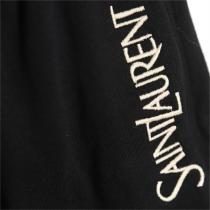 幅広い年代に好かれる イヴ・サンローラン スーパーコピー ハーフパンツ シンプル Saint Laurent ロゴ刺繡
