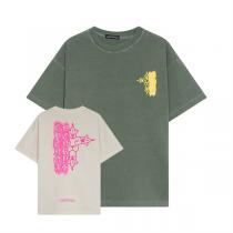 2026春夏新作 クロムハーツ コピー Tシャツ 水洗い処理 プリントロゴ 純綿素材 2色 クロス
