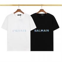 2026おすすめアイテム バルマン コピー Tシャツ BALMAIN レーザーロゴ オデル生地  