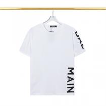 気軽に今っぽく バルマン スーパーコピー Tシャツ BALMAIN ロゴプリント 純綿生地 男女兼用