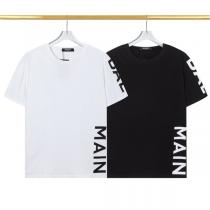気軽に今っぽく バルマン スーパーコピー Tシャツ BALMAIN ロゴプリント 純綿生地 男女兼用