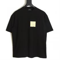 おしゃれ感度が高まる BALENCIAGA コピー Tシャツ 付箋紙 バレンシアガ コットン100% グラフィック 