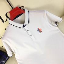 春夏を問わず使用できる☆☆MONCLER スーパー コピー ポロシャツ モンクレール ロゴ貼り付け リラックス感