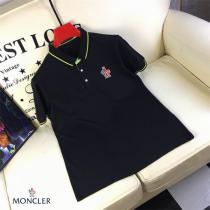 春夏を問わず使用できる☆☆MONCLER スーパー コピー ポロシャツ モンクレール ロゴ貼り付け リラックス感