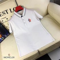 春夏を問わず使用できる☆☆MONCLER スーパー コピー ポロシャツ モンクレール ロゴ貼り付け リラックス感