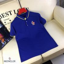 春夏を問わず使用できる☆☆MONCLER スーパー コピー ポロシャツ モンクレール ロゴ貼り付け リラックス感