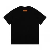 草間彌生 × ルイヴィトン スーパーコピー Tシャツ LOUIS VUITTON × YK コラボ 水玉 柄 プリント 純綿生地 