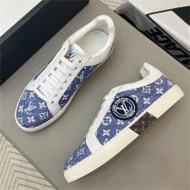 ♪2026年春夏流行り ルイヴィトン コピー スニーカー カジュアル 韓国 メンズ レザー LOUIS VUITTON