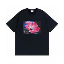 【2026年最新】Supreme山本耀司コラボフラワープリント半袖トップス  シュプリームｔシャツコピー