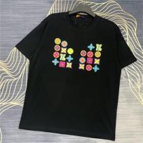 2026春夏新作 ルイヴィトン スーパーコピー Ｔシャツ LOUIS VUITTON ロゴプリント カジュアル 純綿生地 