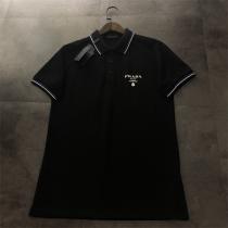 2026年春夏のコレクション PRADA 偽物 ポロシャツ プラダ 立体ロゴ 純綿生地 