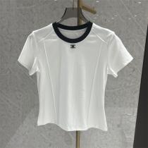 一枚で存在感を放つ CELINE スーパーコピー Tシャツ シンプル ニット素材 レディース セリーヌ