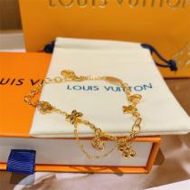 肌を華やかに ルイヴィトン 偽物 ブレスレット モノグラム フラワー LOUIS VUITTON ゴールド 調節可能サイズ 