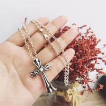 2026ファッション CHROME HEARTS コピー ネックレス ダブル クロス クロムハーツ チェーン リング 65㎝
