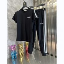 春夏の新作 CELINE スーパーコピー セットアップ Tシャツ&ショートパンツ セリーヌ 100%コットン