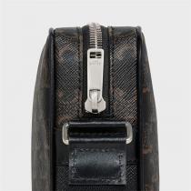 23ss新作 CELINE スーパーコピー ショルダーバッグ Triompheシリーズ キャンバス 牛革 ミディアムサイズ セリーヌ 