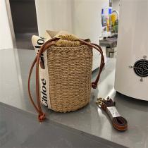 クロエ スーパーコピー かごバッグ ChloeｘMifuko コラボ WOODY スモール シリーズ バスケットバッグ 編み