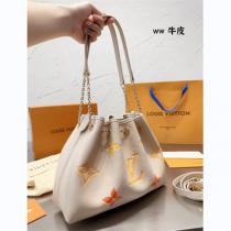 【Ⅿ46545】LOUIS VUITTON スーパーコピー かごバッグ Summer Bundle ルイヴィトン ドローストリング 牛革