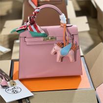 ★入手困難アイテム★ HERMES 偽物 バーキンバッグ Kelly25 エルメス 馬のキーホルダー スカーフ