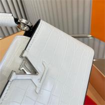 【N93716】LOUIS VUITTON スーパーコピー ハンドバッグ Capucines MM ルイヴィトン ホワイト スカーフ
