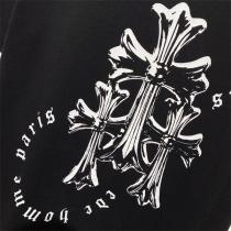  希少限定品♥高品質 クロムハーツ コピー Tシャツ CHROME HEARTS 純綿生地 水洗い処理 夏のコーデ