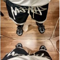2026年夏のコーデ ステューシー 偽物 ハーフパンツ 大きいロゴ刺繡 ビーチパンツ オーバーサイズ STUSSY 