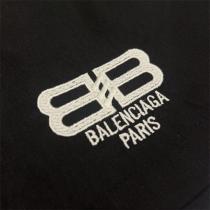 BALENCIAGA コピー ハーフパンツ 刺繡 ロゴ ダブルb バレンシアガ オーバーサイズ 男女兼用 綿