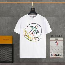 ☆芸能人愛用☆MONCLER  Tシャツ モンクレール 純綿生地 カラフルなロゴ...