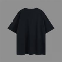 気軽に今っぽく モンクレール 偽物 Tシャツ 定番ロゴ プリント 柄 ミニマル風 MONCLER 男女兼用