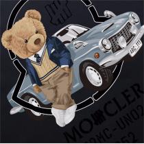 春夏コレクション MONCLER 偽物 Tシャツ 柄 プリント モンクレール 半袖 色落ちしない 夏に欠けない一品